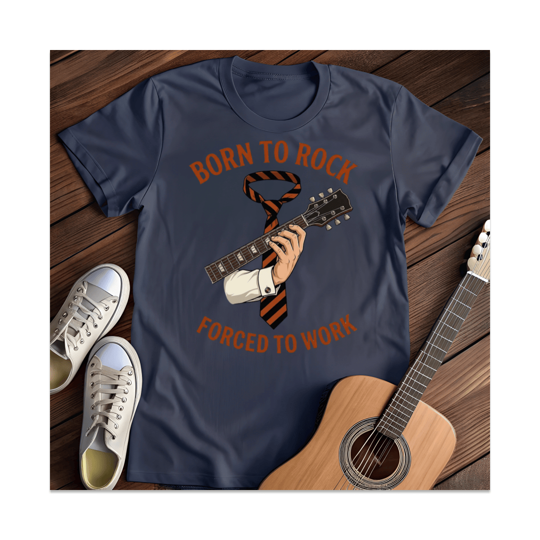 Printify T-Shirt Navy / S Guitar Tree Of Life Vinyl T-Shirt (2)