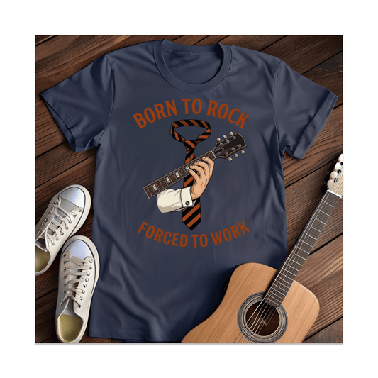 Printify T-Shirt Navy / S Guitar Tree Of Life Vinyl T-Shirt (2)