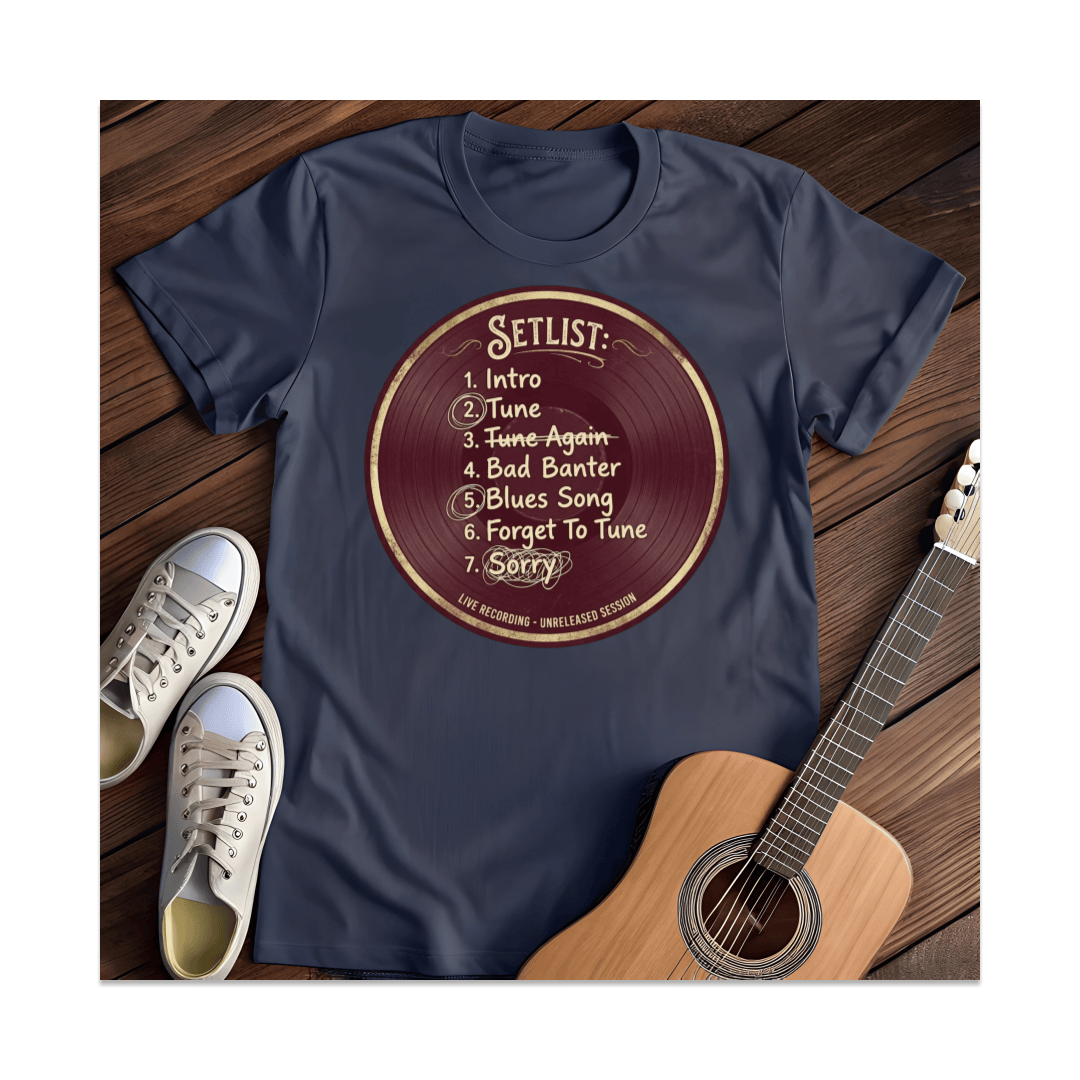 Printify T-Shirt Navy / S Honest Setlist Record T-Shirt