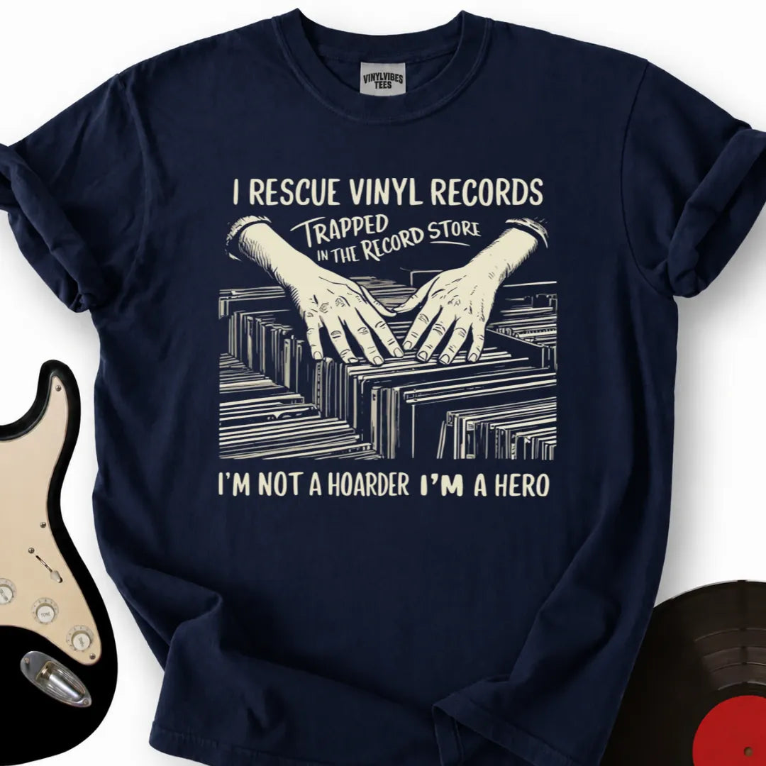 Printify T-Shirt Navy / S I`m A Hero T-Shirt