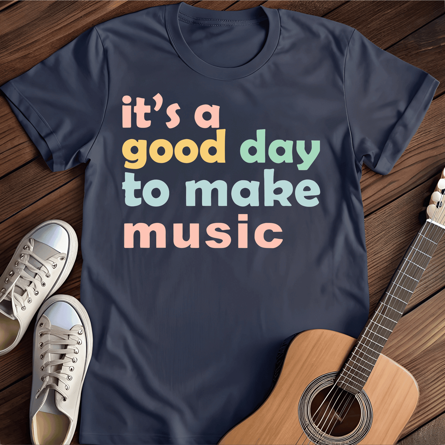 Printify T-Shirt Navy / S Its a Good Day Tee