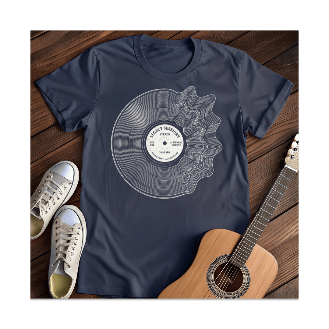 Printify T-Shirt Navy / S Legacy Sessions Melted Vinyl T-Shirt