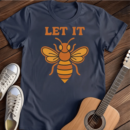 Printify T-Shirt Navy / S Let It B T Shirt