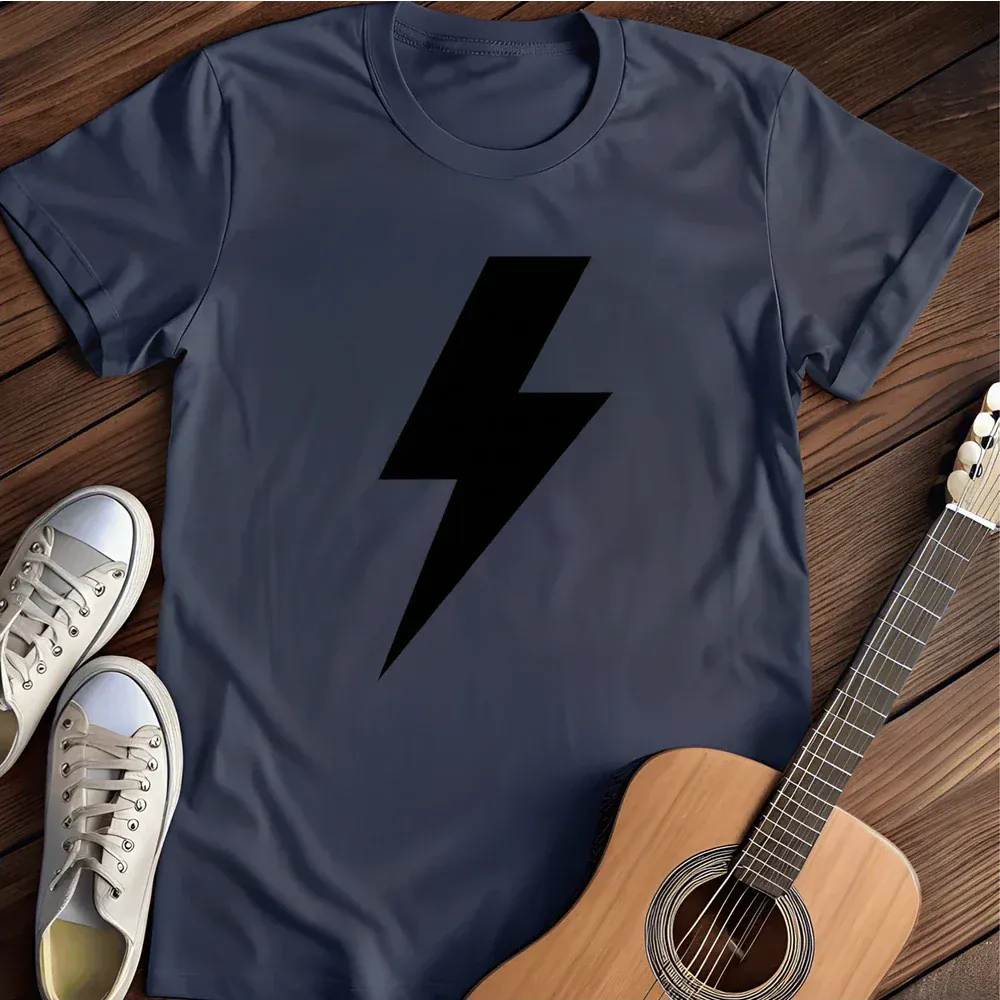 Printify T-Shirt Navy / S Lightning Bolt T Shirt