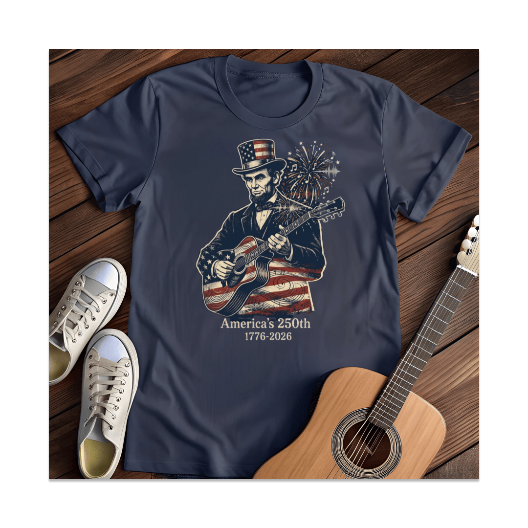 Printify T-Shirt Navy / S Lincoln America's 250th T-Shirt