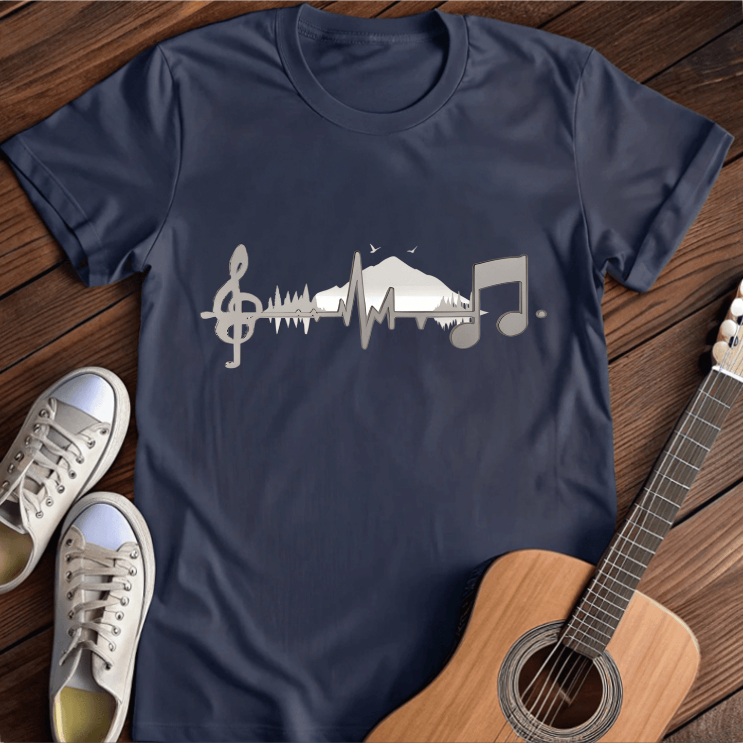 ⭐️⭐️⭐️⭐️⭐️ T-Shirt Navy / S Love for Music T-Shirt