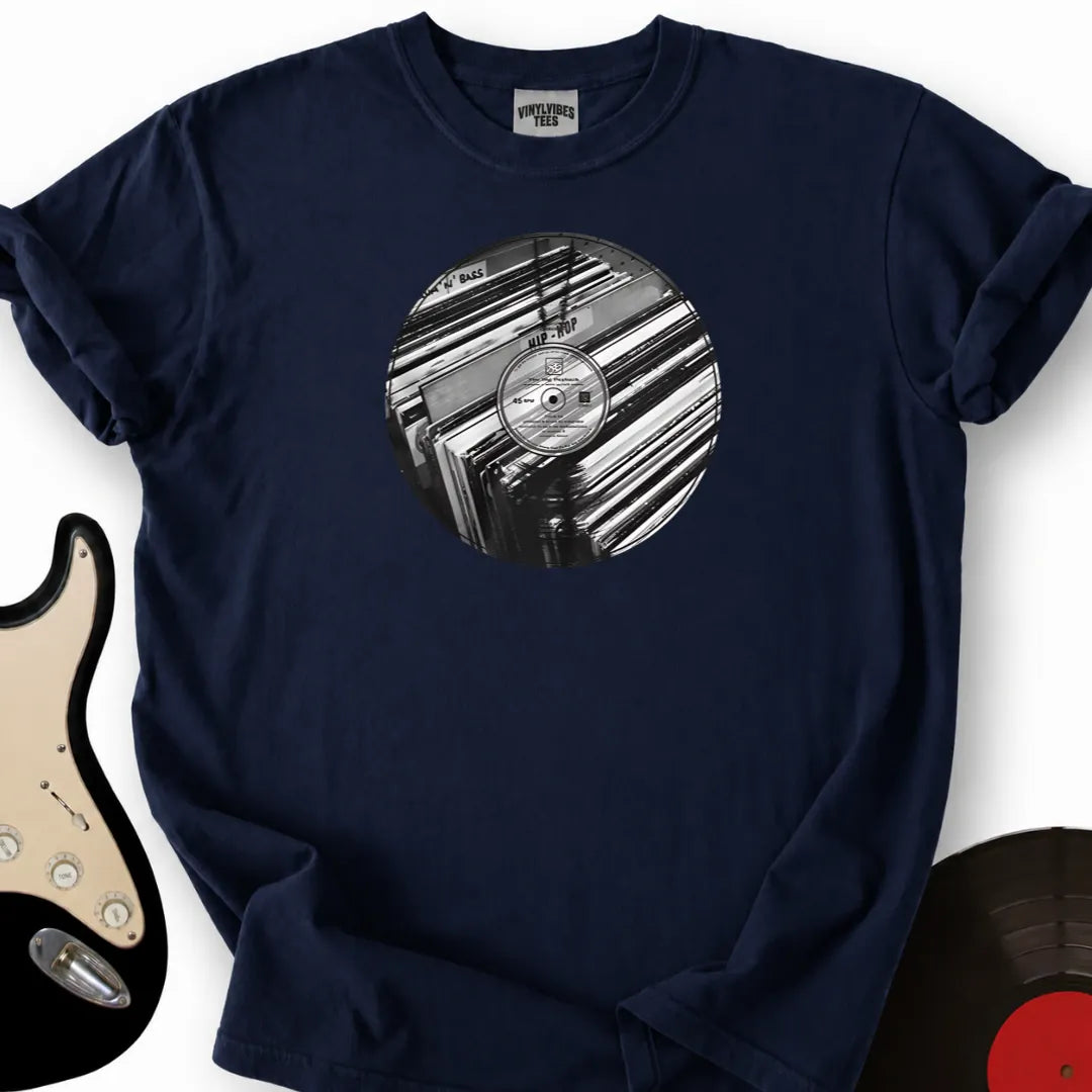 Printify T-Shirt Navy / S LP T-Shirt