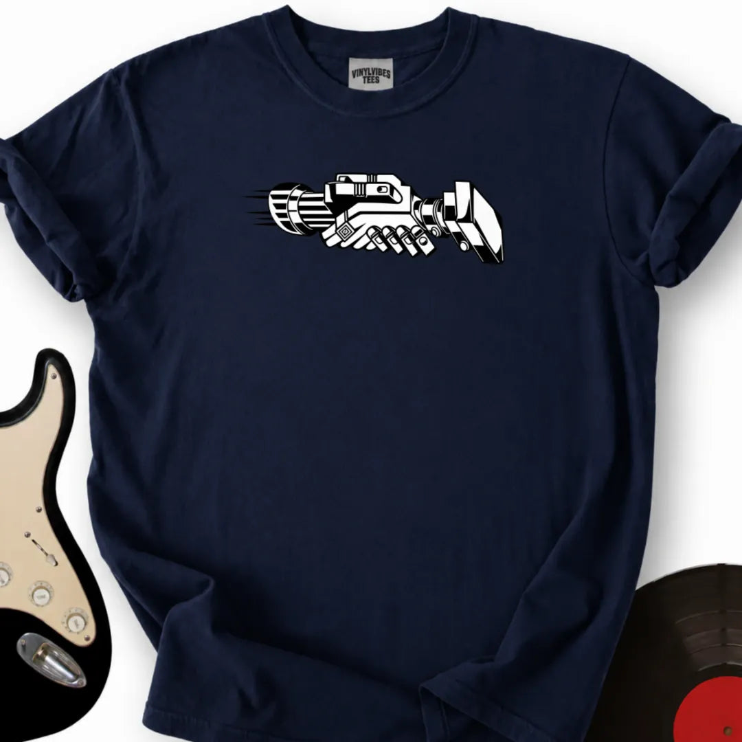 Printify T-Shirt Navy / S Machine T-Shirt