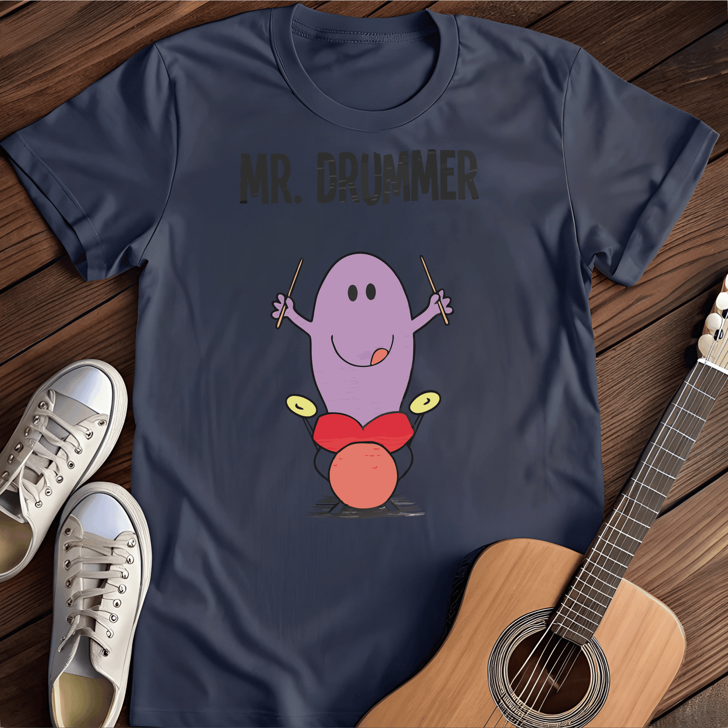 ⭐️⭐️⭐️⭐️⭐️ T-Shirt Navy / S Mr. Drummer T-Shirt