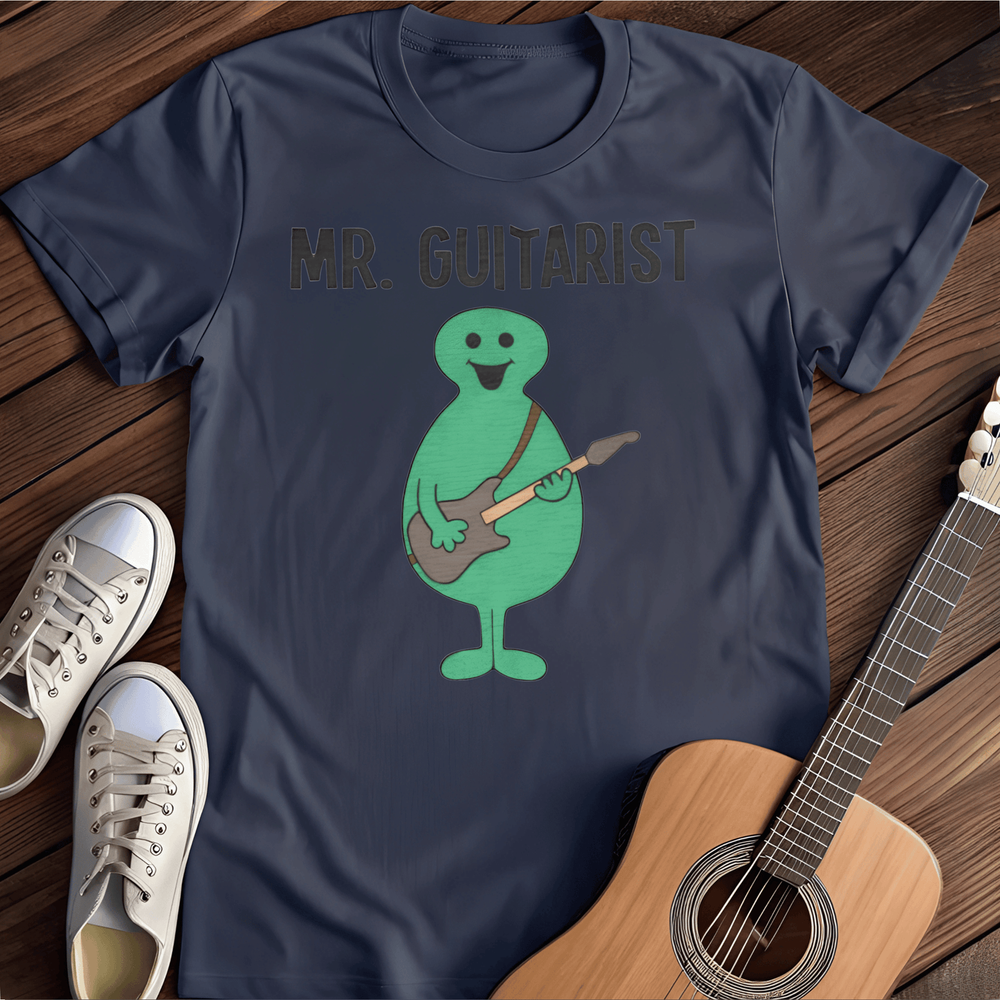 ⭐️⭐️⭐️⭐️⭐️ T-Shirt Navy / S Mr. Guitarist T-Shirt