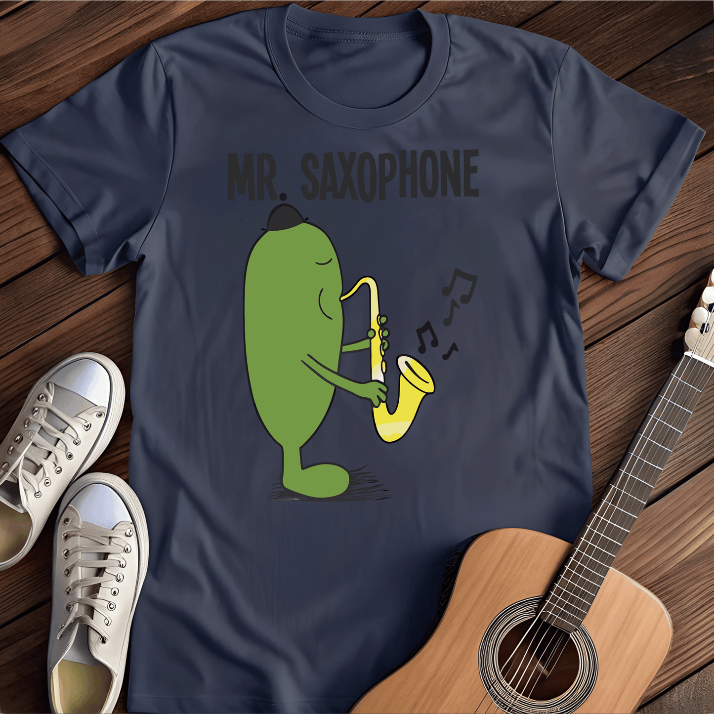 ⭐️⭐️⭐️⭐️⭐️ T-Shirt Navy / S Mr. Saxophone T-Shirt