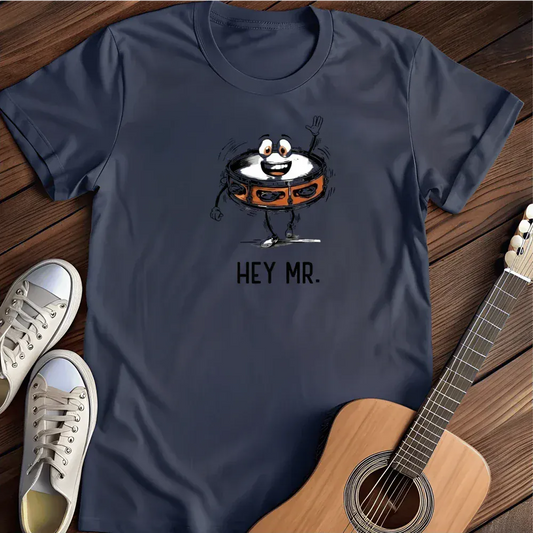 Printify T-Shirt Navy / S Mr Tambourine T Shirt