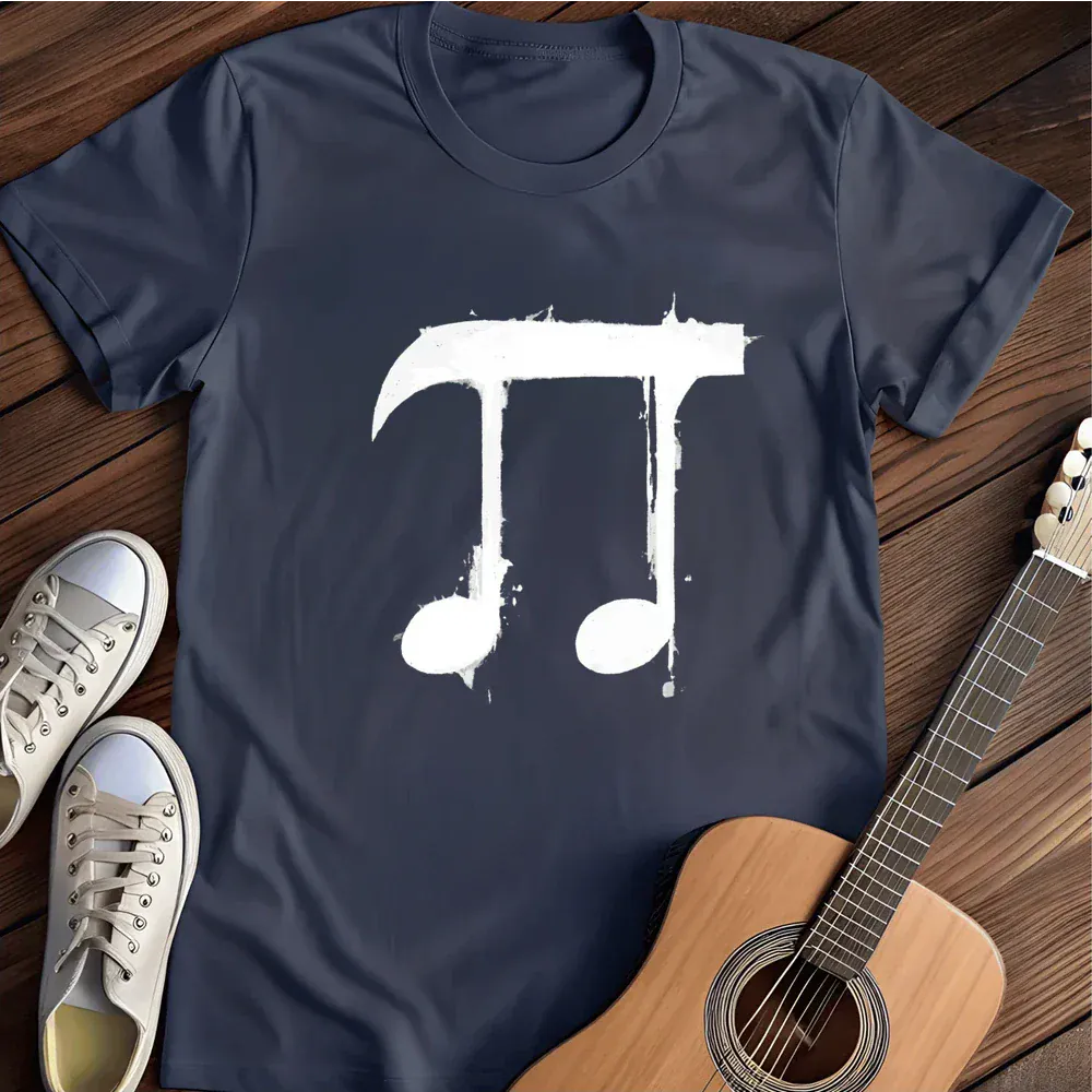 Printify T-Shirt Navy / S Notes Of Pi T Shirt