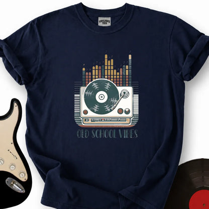 Printify T-Shirt Navy / S Old Skool Vibes T-Shirt