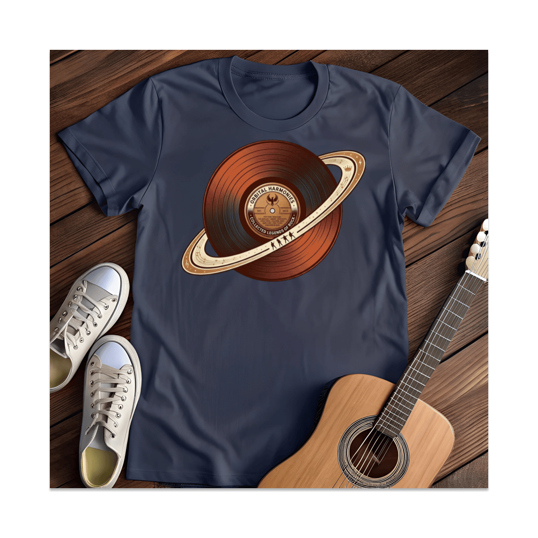 Printify T-Shirt Navy / S Orbital Harmonies T-Shirt
