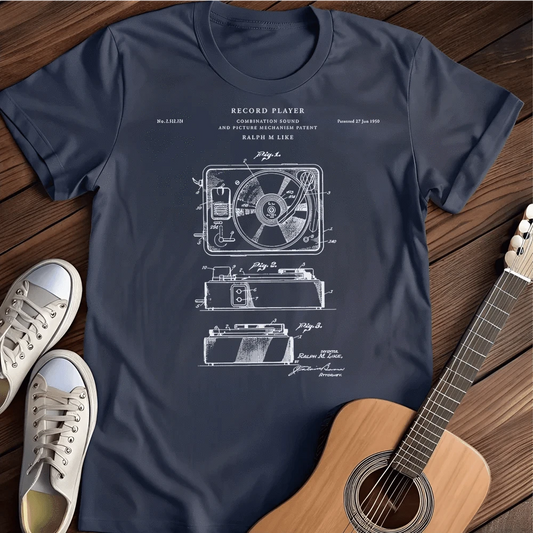 Printify T-Shirt Navy / S Patent Player T Shirt