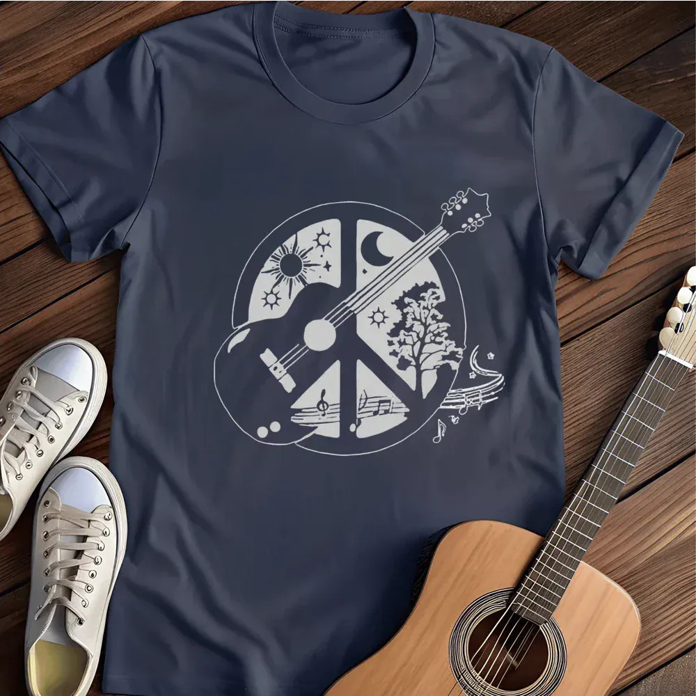 Printify T-Shirt Navy / S Peacefulness T Shirt