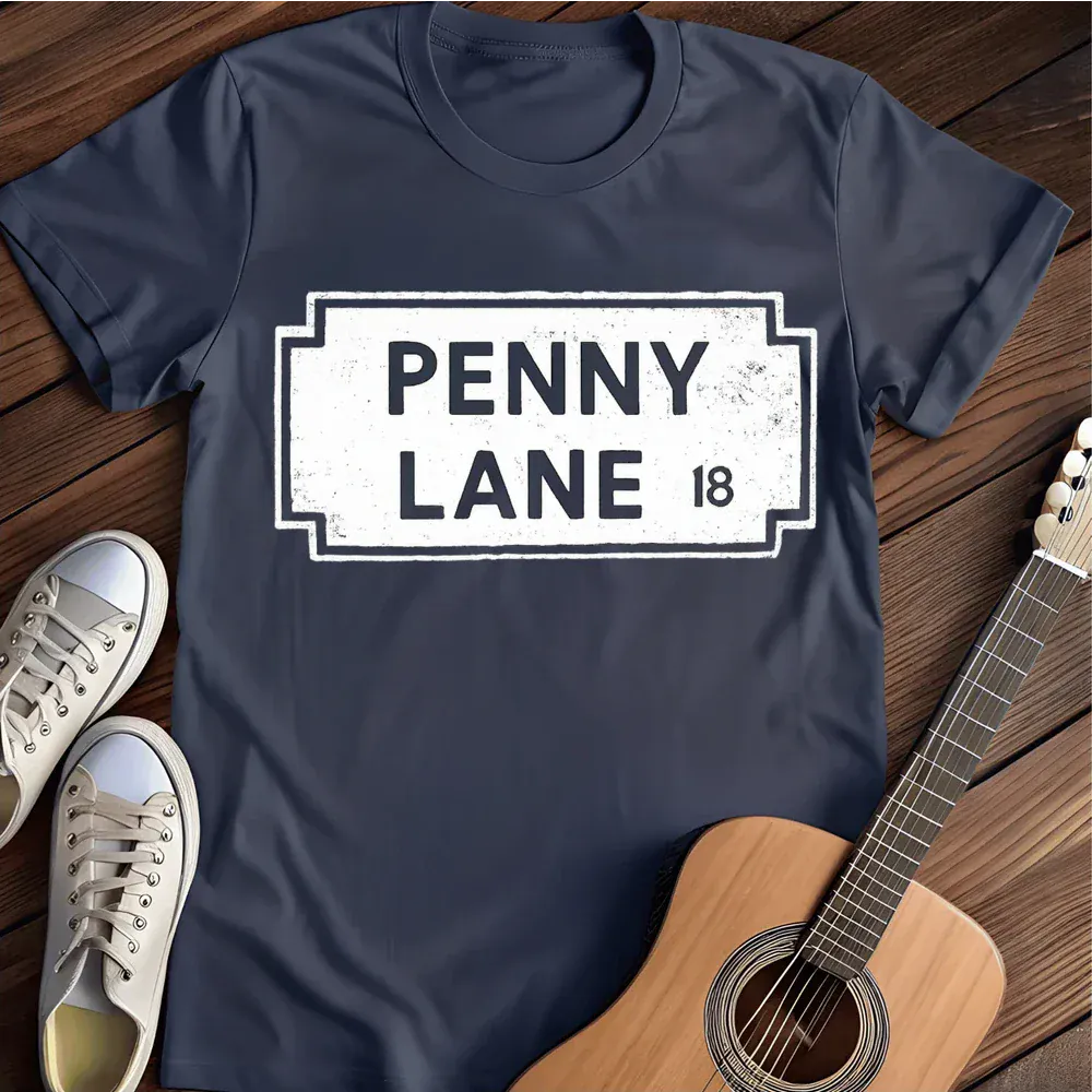 Printify T-Shirt Navy / S Penny Lane T Shirt