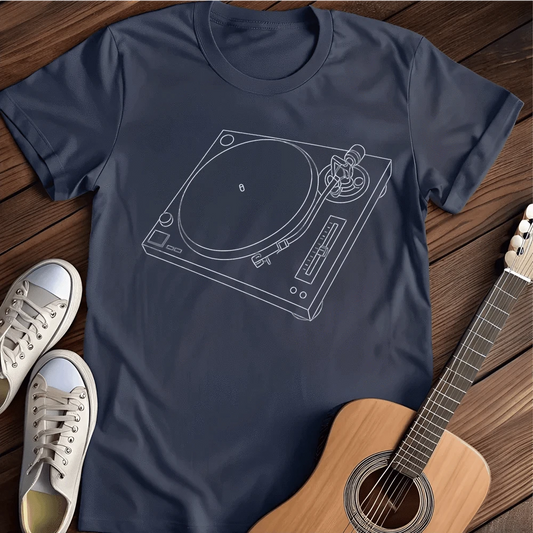 Printify T-Shirt Navy / S Player Lines T Shirt