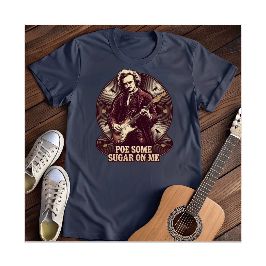 Printify T-Shirt Navy / S Poe Some Sugar T-Shirt