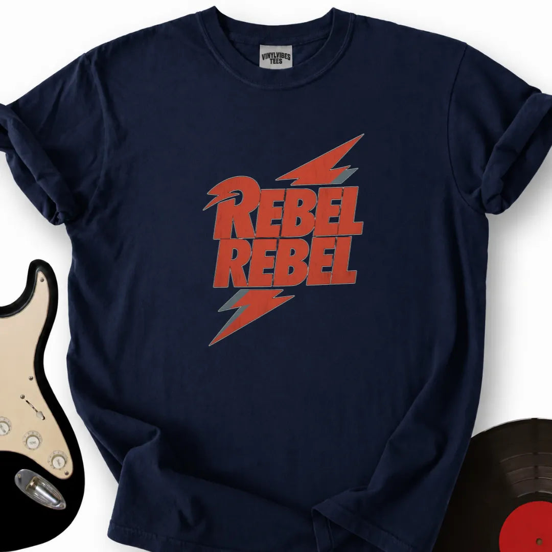Printify T-Shirt Navy / S Rebel Rebel T-Shirt