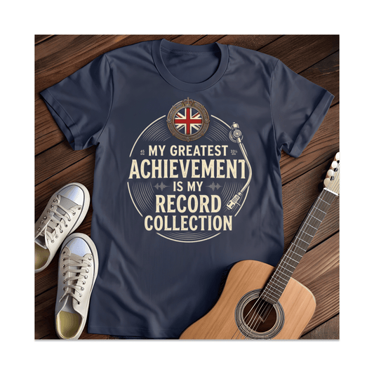 Printify T-Shirt Navy / S Record Collection T-Shirt