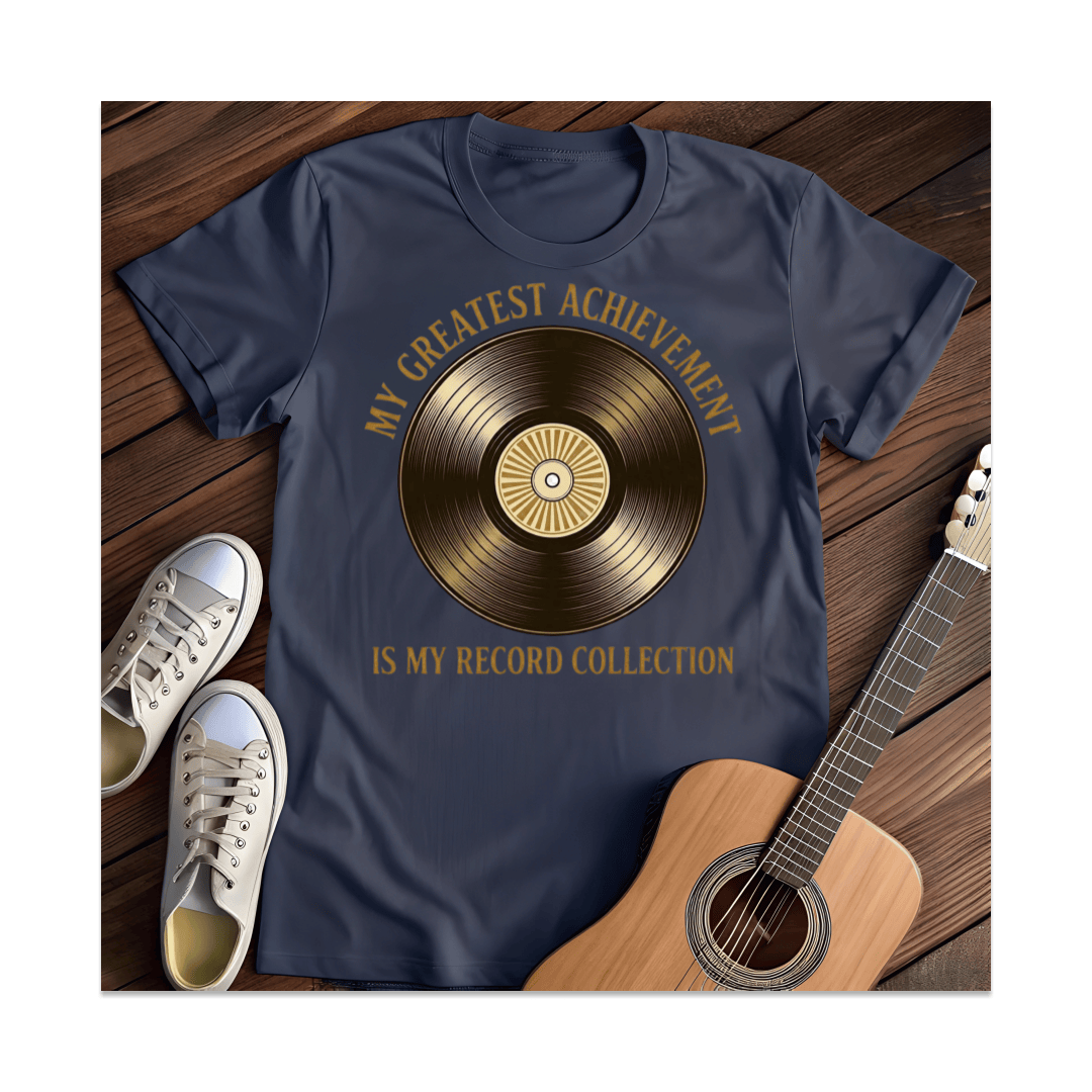 Printify T-Shirt Navy / S Record Collection T-Shirt