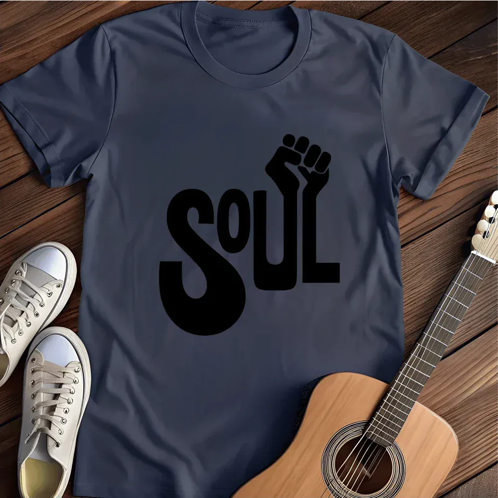 Printify T-Shirt Navy / S Soul Fist T Shirt