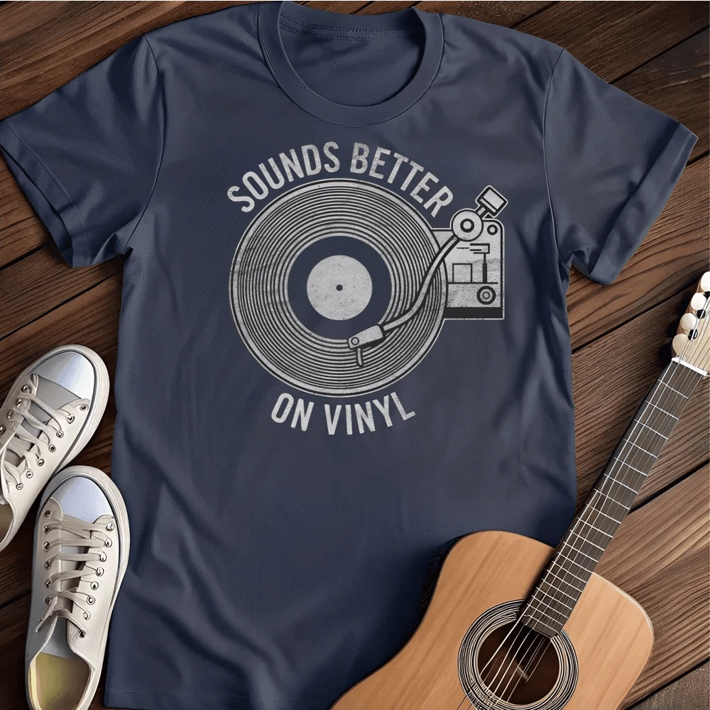 Printify T-Shirt Navy / S Sounds Better T Shirt
