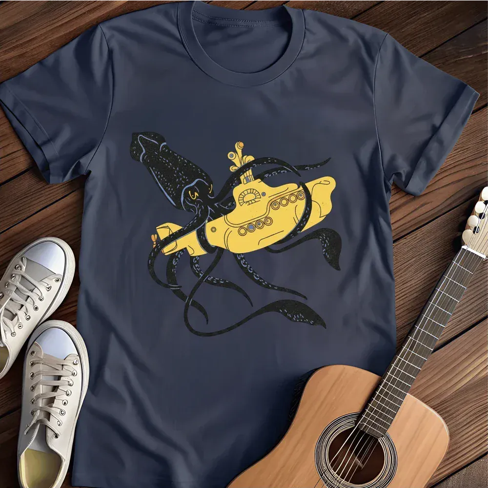 Printify T-Shirt Navy / S Submarine Struggle T Shirt
