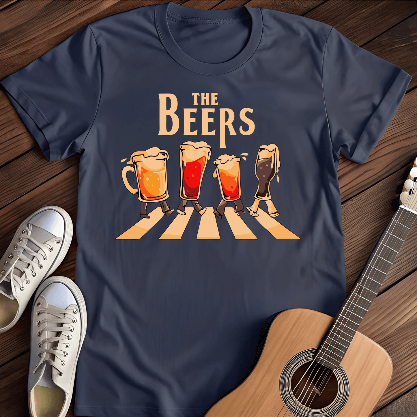 ⭐️⭐️⭐️⭐️⭐️(12) T-Shirt Navy / S The Beers T-Shirt