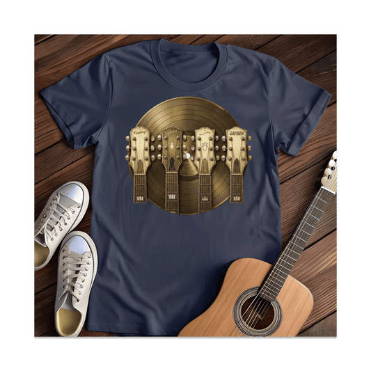 Printify T-Shirt Navy / S The Big Four Headstocks T-Shirt