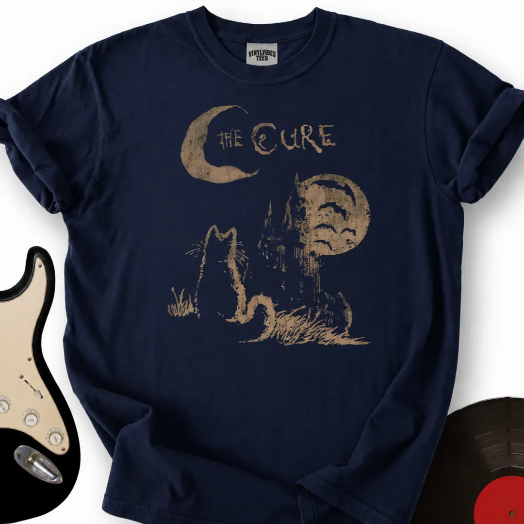 Printify T-Shirt Navy / S The Cure T-Shirt