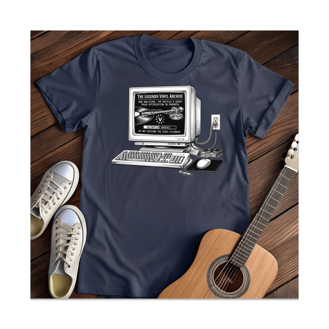 Printify T-Shirt Navy / S The Legends Vinyl Archive T-Shirt