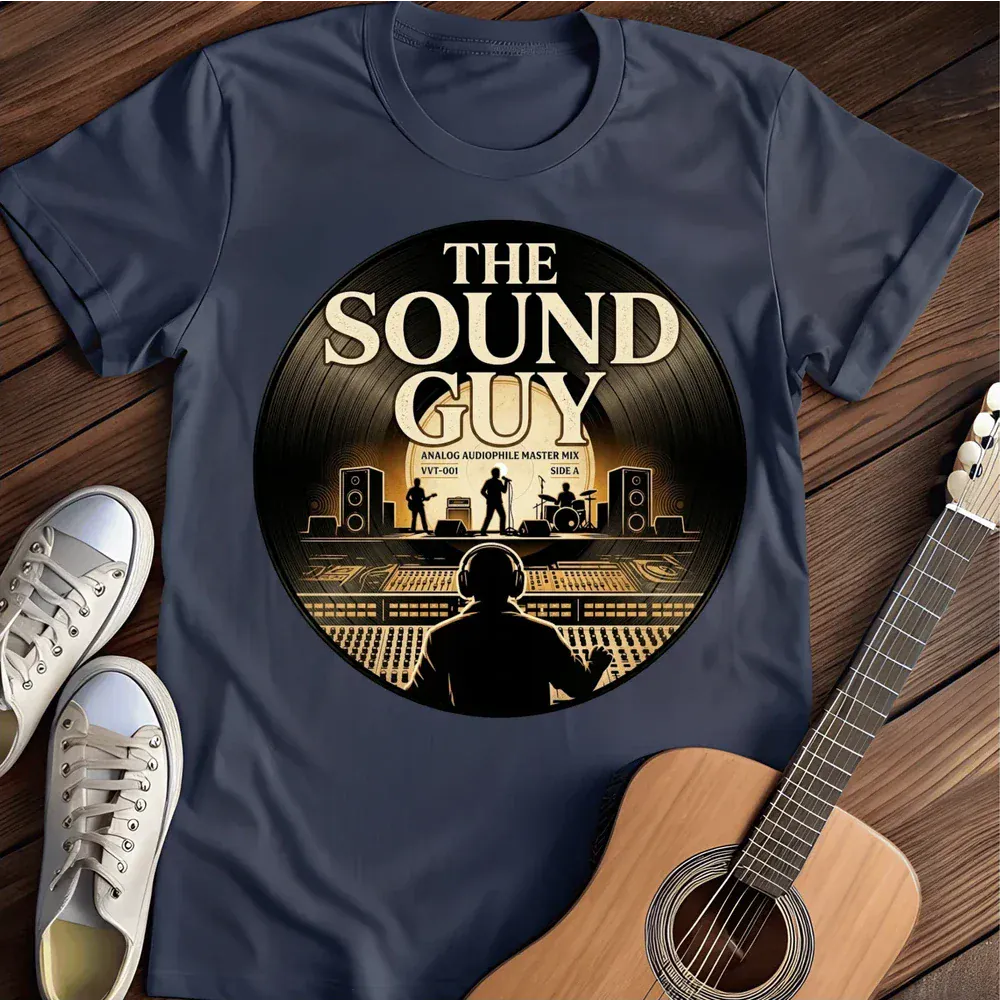 Printify T-Shirt Navy / S The Sound Guy T Shirt
