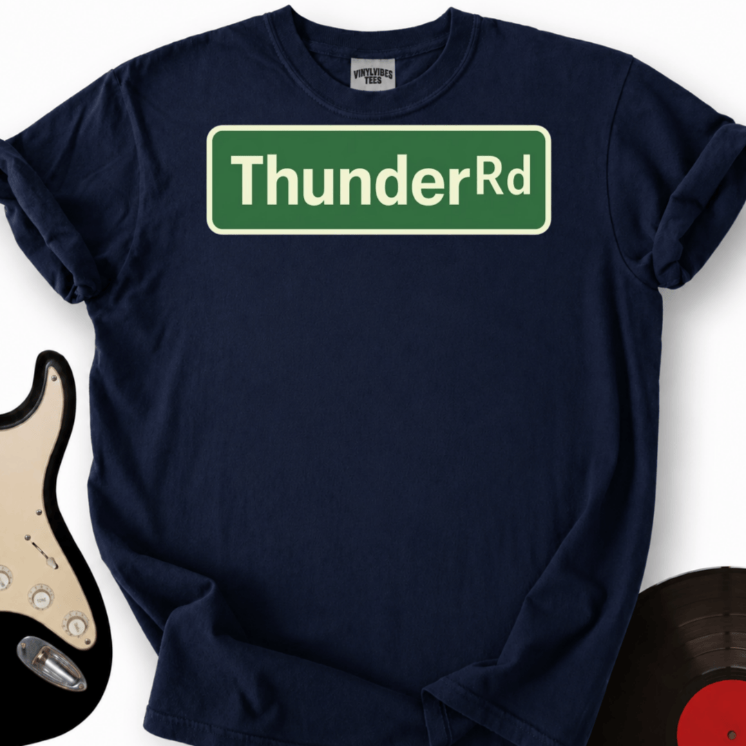 Printify T-Shirt Navy / S Thunder Rd T -Shirt