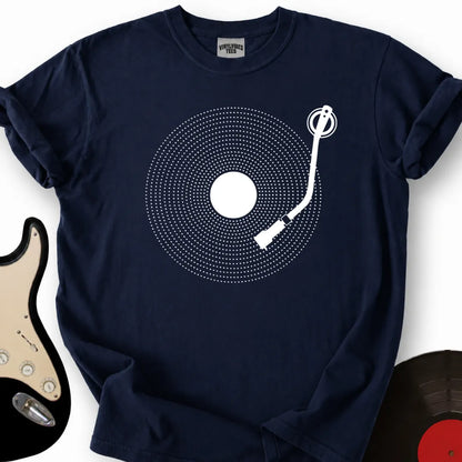 Printify T-Shirt Navy / S Vinyl Dots T-Shirt