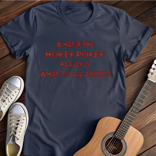 Printify T-Shirt Navy / S What If T Shirt