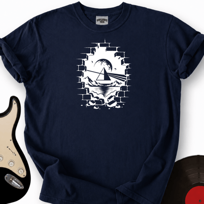 Printify T-Shirt Navy / S White Beyond The Wall T-Shirt