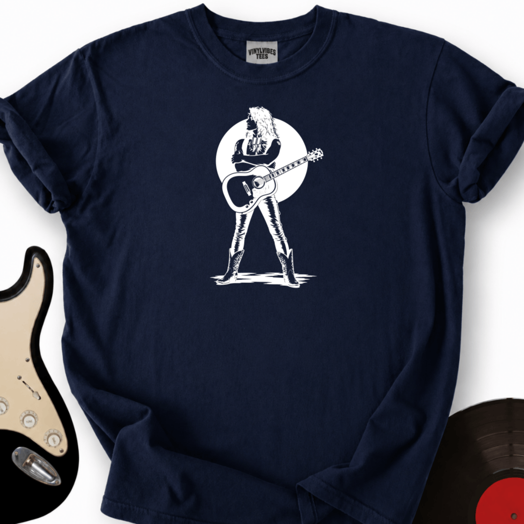 Printify T-Shirt Navy / S White Wanted Dead or Alive T-Shirt_
