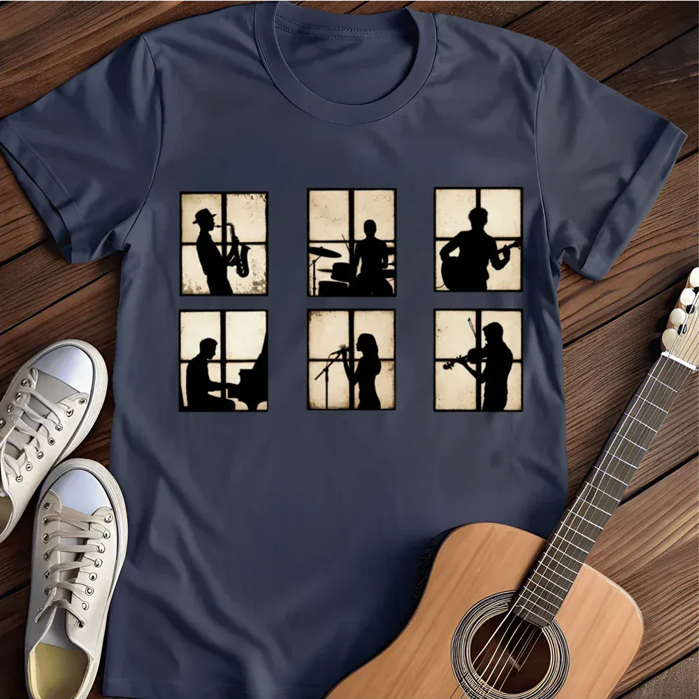 Printify T-Shirt Navy / S Window Into The Soul T Shirt