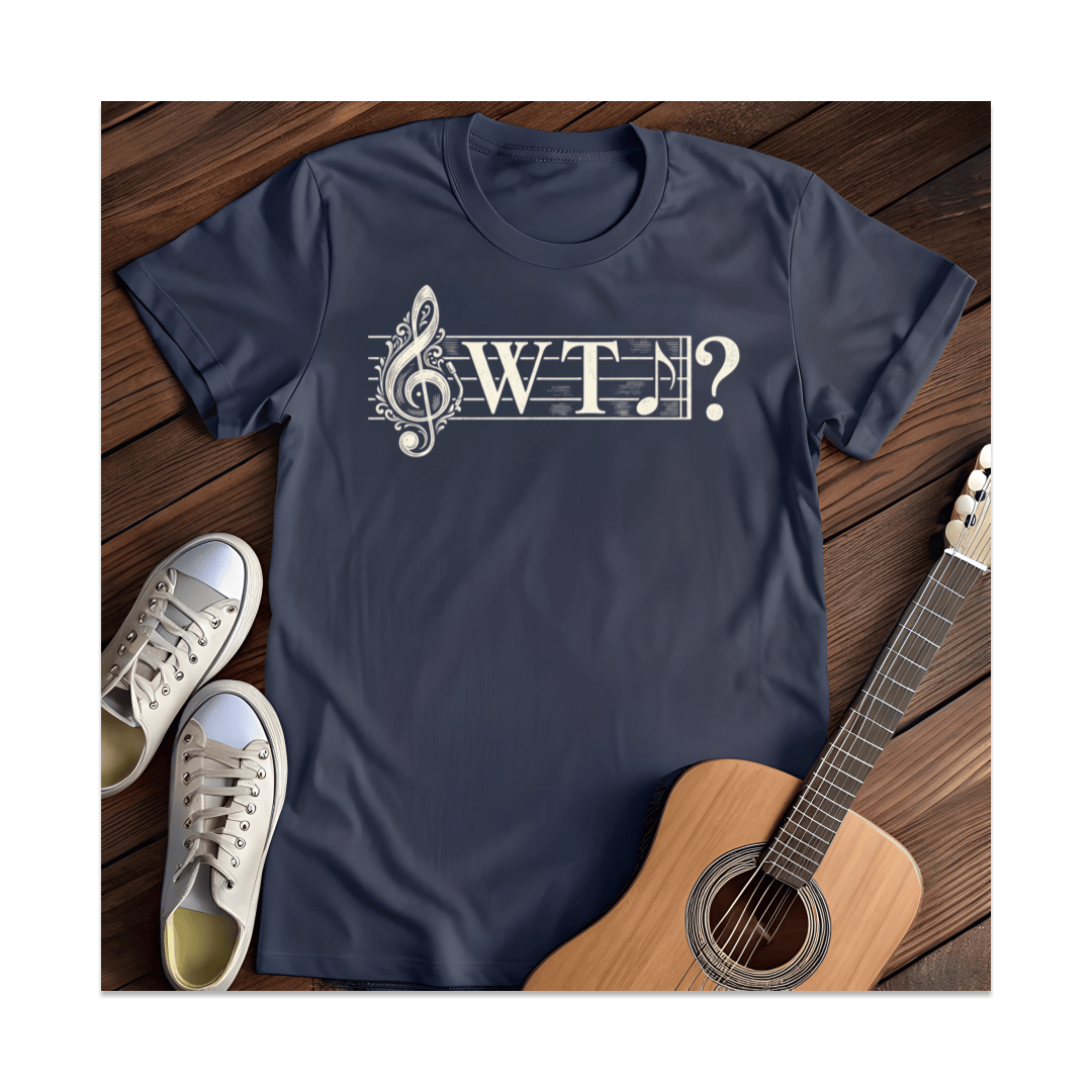 Printify T-Shirt Navy / S WT Music T-Shirt