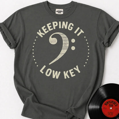 Printify T-Shirt Pepper / S Bass Clef Low Key Premium T-Shirt