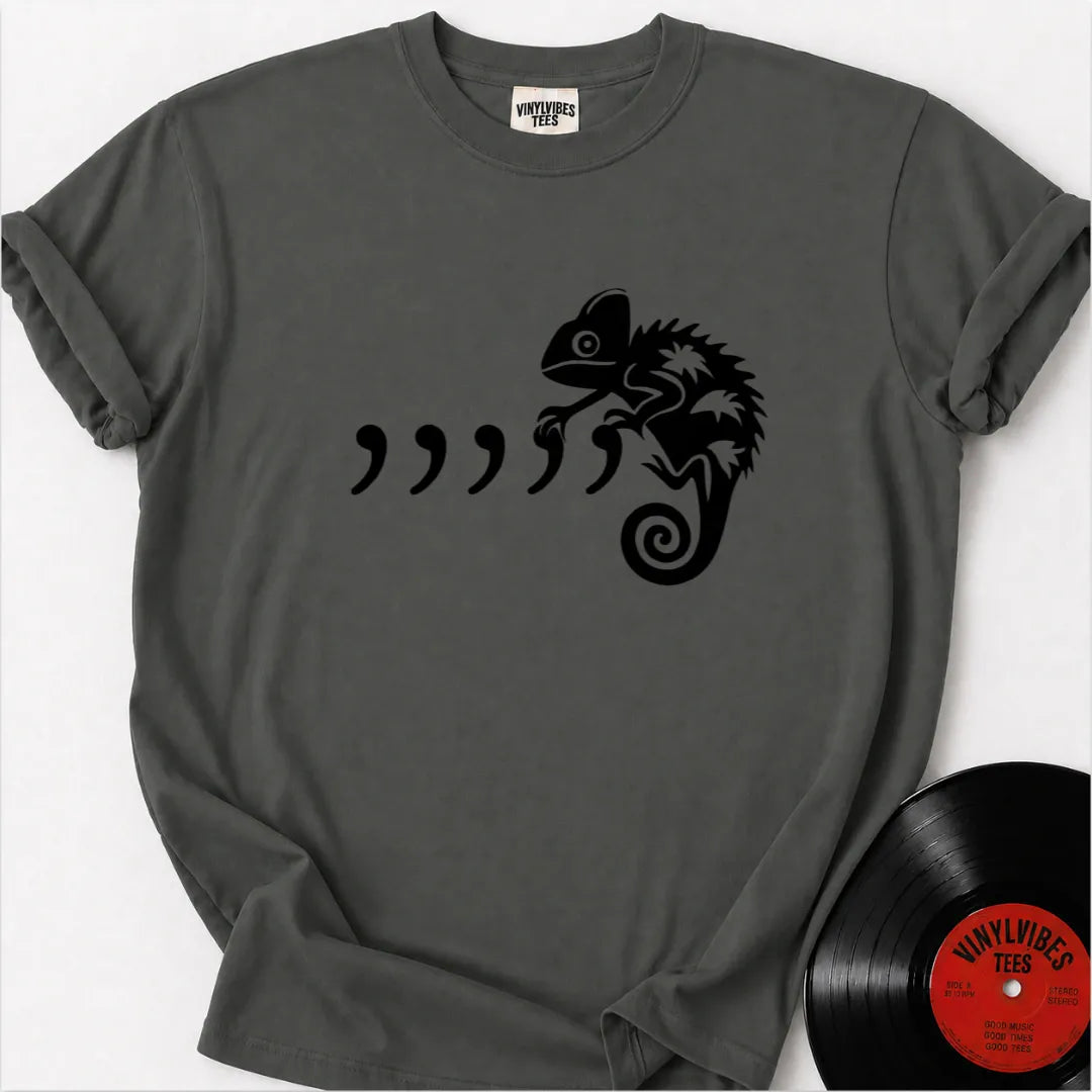 Printify T-Shirt Pepper / S Comma Chameleon Premium T-Shirt