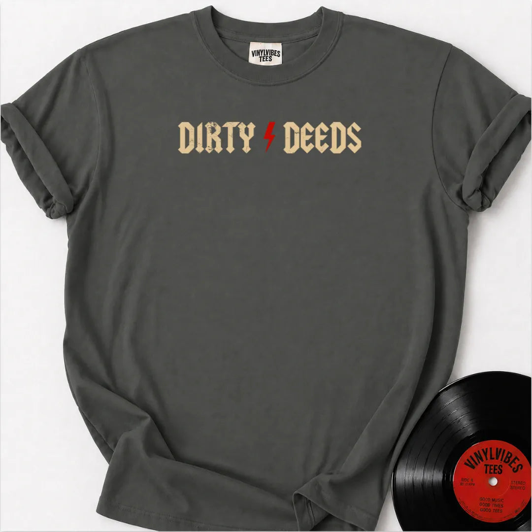 Printify T-Shirt Pepper / S Dirty Deeds Premium T-Shirt