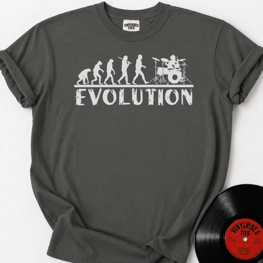 Printify T-Shirt Pepper / S Drummer Evolution Premium T-Shirt