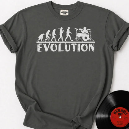 Printify T-Shirt Pepper / S Drummer Evolution Premium T-Shirt