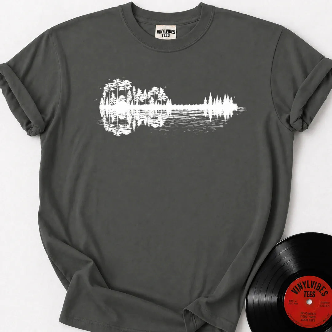 Printify T-Shirt Pepper / S Forest Guitar Premium T-Shirt