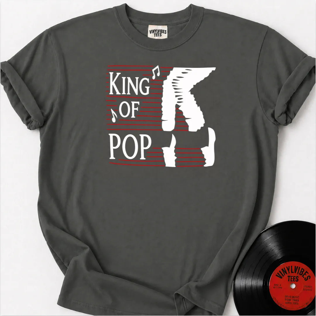 Printify T-Shirt Pepper / S King Of Pop Premium T-Shirt