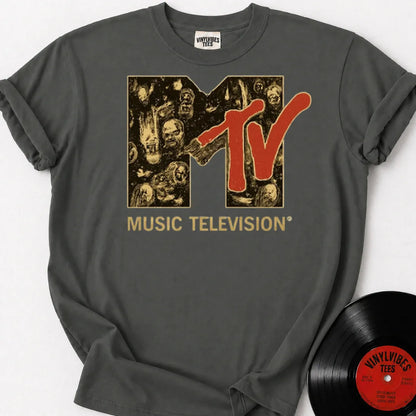 Printify T-Shirt Pepper / S Mtv Logo Premium Premium T-Shirt